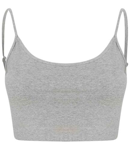 SF Ladies Sustainable Fashion Cropped Cami Vest Top - HEA - XL
